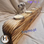 Świecznik świerkowy Shou Sugi Ban Inga No. 1 - 