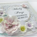 Kartka na Ślub z kwiatami 1 - 