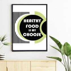 Plakat Healthy food...