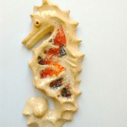 Koniki morskie ceramiczne zestaw 2 sztuki