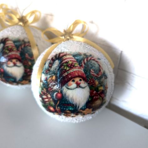 Zestaw bombek akrylowych KRASNAL