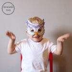 Maska dla dzieci i dorosłych - SOWA - Maska sowa 2