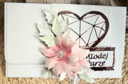 207,Kartka kopertówka dla młodej pary 2