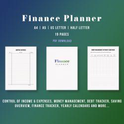 Kalendarz z  planerem finansowym PDF