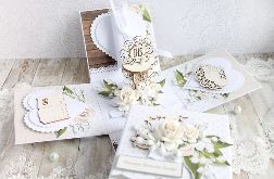 Exploding box komunijny "First Love" GOTOWY