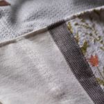 Jasna duża torebka z kominem patchwork - 