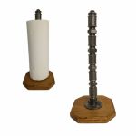 Loftowy stojak na papier kuchenny S002_1-W1 - Stojak na papier-ręcznik kuchenny - Loft