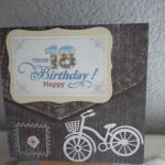 Na rowerze - kartka na 18 urodziny - część kartki