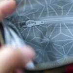 Kopertówka welurowa handmade koliberki – unikatowa torebka crosserka - 