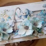 Kartka z shakerem dla chłopczyka - Z boku