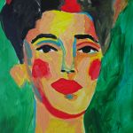 obraz do salonu frida kahlo meksykanka - 