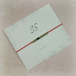 35 Bransoletka Lucky number Morse Code