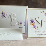 Kartka ślubna z pudełkiem i kopertą, WA 63E - Kartka ślubna z pudełkiem i kopertą