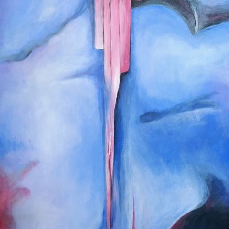 Abstrakcja-obraz akrylowy - 60/50 cm 