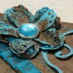 Kopertówka z okazji ślubu- turkusowa elegancja - 