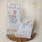 Kartka na chrzest święty "Candy Baby2" GOTOWA - 