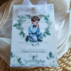 Zaproszenie na I Komunię Świętą wzór 11
