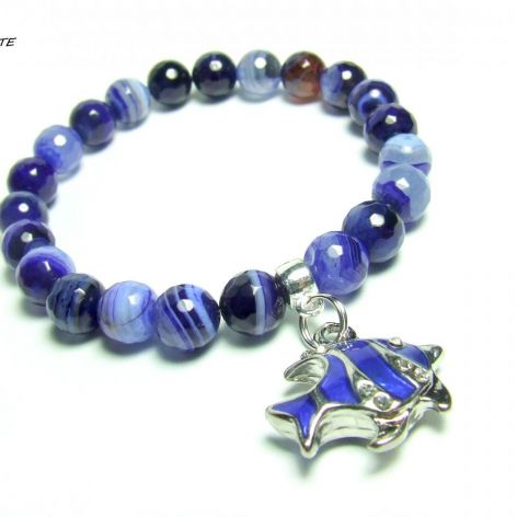 AGATY FASETOWANE I RYBKA