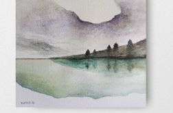 Pejzaż-praca formatu -20/20 cm .