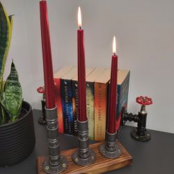 Świecznik Loftowy 3-ramienny F003_1-W1 Loft