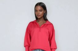Bluza damska na wysokiej stójce