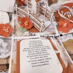 Exploding box na ślub kolekcja Para na mostku - koperta i życzenia