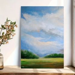 Cisza o poranku -obraz akrylowy 