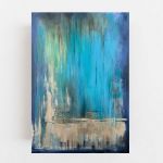 Abstrakcja ze złotem 8-obraz akrylowy  - 