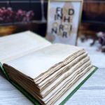 Zielony album ręcznie robiony prezent  - pamiętnik