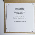 Stylowa kartka ślubna ręcznie robiona - Personalizowana kartka ślubna z imionami i zyczeniami