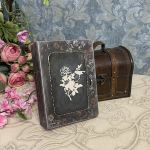 Notes, album, księga gości prezent pod choinkę brązowy - Notes, album, księga gości prezent pod choinkę