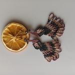 Kolczyki Pawie (fiolety) - 