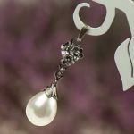 Wisior srebrny z perłami Seashell a796-w - wisior z perłami