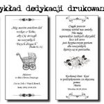 ANIOŁ Światła Tego Domu - Dedykacje drukowane