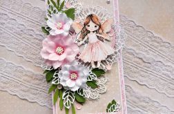 Kartka urodzinowa z wróżką dla dziewczynki