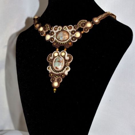 kolia wiktoriańska ,naszyjnik