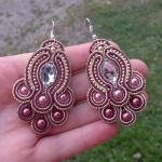 Kolczyki Czekolada w złocie - 