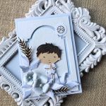 153,Kartka na komunię dla chłopca w pudełku z życzeniami  - 153,Kartka na komunię dla chłopca w pudełku z życzeniami