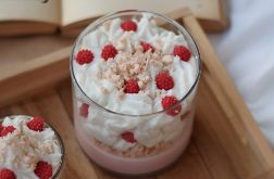 Świeca sojowa 'Malinowa chmurka"- ręcznie robiona 600 ml