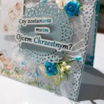 Kartka dla Ojca Chrzestnego Chrzest Chrzciny - Zbliżenie