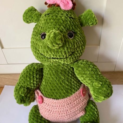 SHREK BOBAS  MASKOTKA HANDMADE.