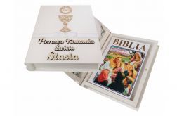 Pamiątka, prezent na Komunię - Biblia - K09