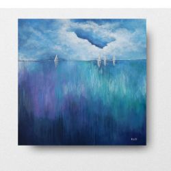 Morze-obraz akrylowy formatu 40/40 cm 