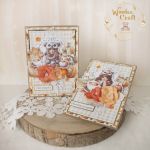 Kobieca kartka urodzinowa "Autumn 3" GOTOWA - 