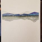Pejzaż-praca formatu 32/24 cm akwarela - 