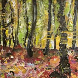 Obraz akrylowy pt.Las jesienią 