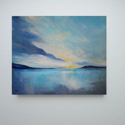 Poranek nad morzem-obraz akrylowy 50/60 cm 