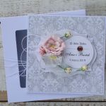 Kartka ślubna z personalizacją + pudełko a2 - kartka z okazji ślubu