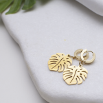 Kolczyki Monstera - Tropikalny szyk w modzie - 