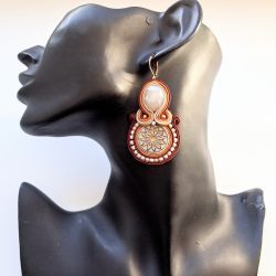 Gold Srar kolczyki sutasz